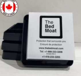 The Bed Moat Bed Bug Monitor Bulk Box of 150- Black